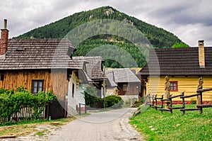 Vlkolinec - a historic village in Slovakia