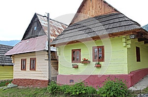 Vlkolinec - picturesque historical village, Slovak