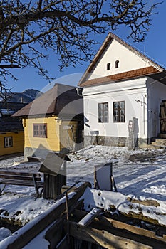 Obec Vlkolínec pamiatka UNESCO vo Veľkej Fatre, Slovensko