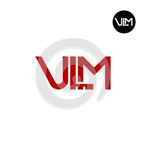VLM Logo Letter Monogram Design