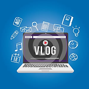 Vlog video blogging photo