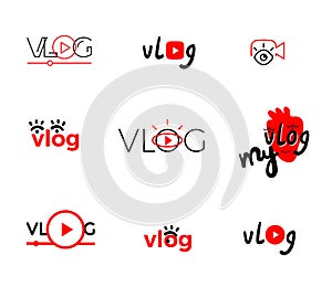 Vlog or video illustration photo