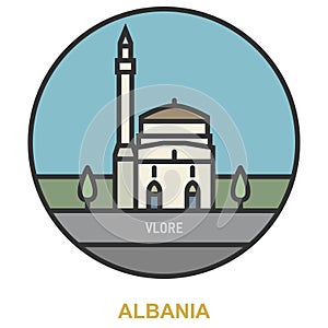 Vlore. Cities and towns in Albania