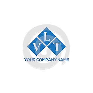 VLT letter logo design on WHITE background. VLT creative initials letter logo concept.