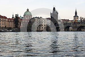 Vltava River & Karlov Bridge