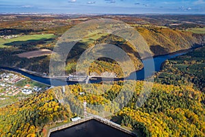 The Vltava river is longest river in bohemia in Czech Republic photo