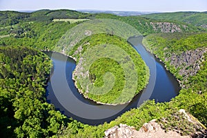 Vltava river, The May view, Czech Republic