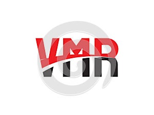 VMR Letter Initial Logo Design Vector Illustration