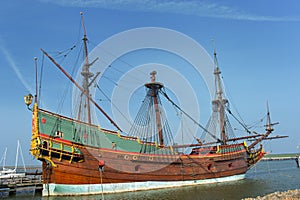 VOC galleon in the Netherlands