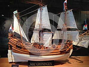 VOC ship Groningen in museum Magong Penghu islands Taiwan