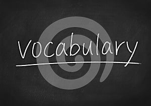 Vocabulary photo