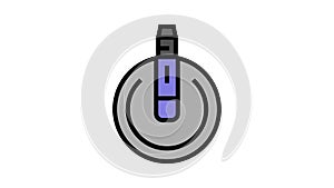 vocal mic microphone color icon animation