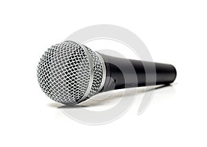 Vocal microphone close up