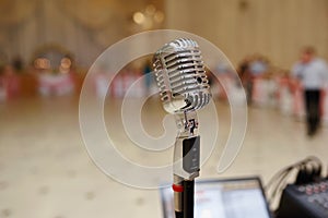 Vocal Microphone on Wedding