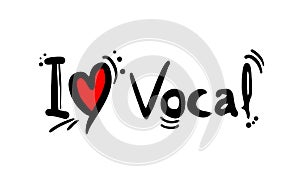 Vocal music style love
