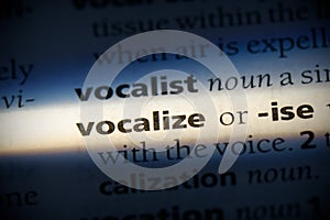 Vocalize