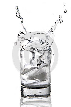 Vodka with an ice