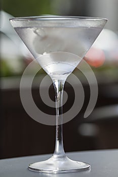 Vodka martini cocktail