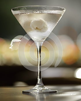 Vodka martini cocktail