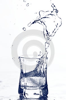 Vodka splash photo