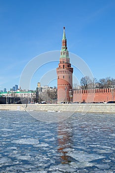 Vodovzvodnaya tower of the Moscow Kremlin, Russia photo