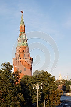 Vodovzvodnaya tower of Moscow Kremlin photo