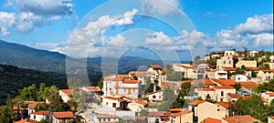 Vofou village panorama. Cyprus