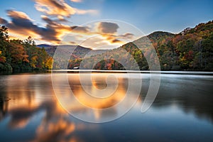 Vogel State Park, Georgia, USA in Autumn photo