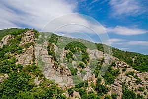 Vogelbergsteig, Dürnstein rock in Wachau valley