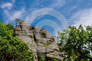 Vogelbergsteig, Dürnstein rock in Wachau valley