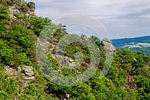 Vogelbergsteig, Dürnstein rock in Wachau valley