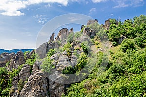 Vogelbergsteig, Dürnstein rock in Wachau valley