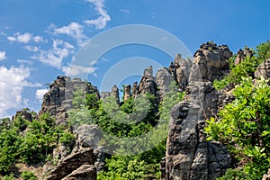 Vogelbergsteig, Dürnstein rock in Wachau valley