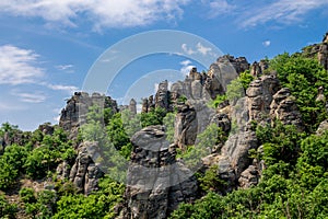 Vogelbergsteig, Dürnstein rock in Wachau valley