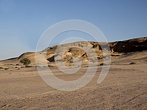 Vogelfederberg Rocks in Central Namibia