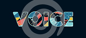 Voice Concept Word Art Illustration