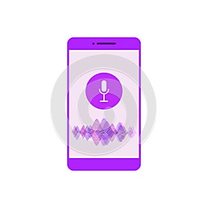 Voice control and speech recognition mobile app.