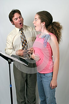 Voice Lesson Diaphragm photo