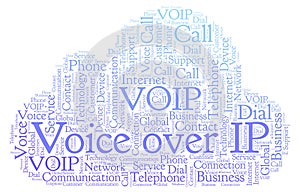 Voice over IP word cloud.