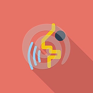 Voice recognition button.