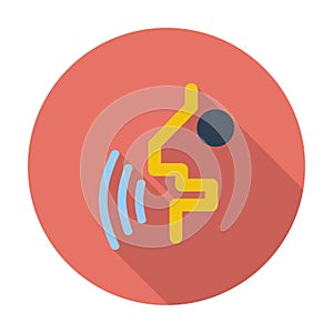 Voice recognition button.