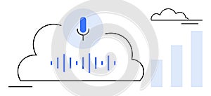 Voice Recognition Concept with Cloud Computing and Data Visualization Elements