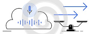 Voice Recognition Technology with Cloud Storage and Data Balancing Concept