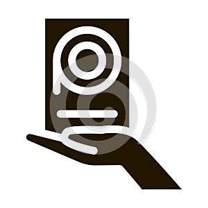 voice recorder icon Vector Glyph Illustration