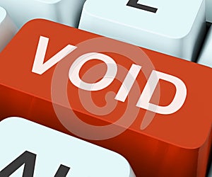 Void Key Shows Invalid Or Invalidated Contract