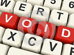 Void Keys Show Invalid Or Invalidated Online