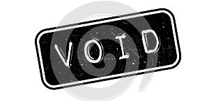 Void rubber stamp