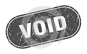 void sign. void grunge stamp.
