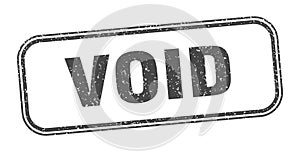 void stamp. void square grunge sign.