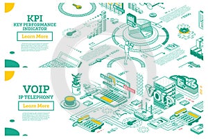 VOIP IP Telephony Services. KPI Key Performance Indicator